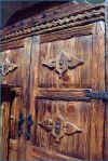 Weathered Wood Cabinet Close up outside