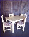 Southwest Style New Mexico Dinette Set, light stain
