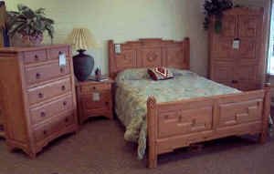 Anasazi Bedroom Set with woodridge stain