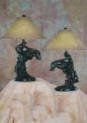 Bucking Bronco Table Lamp