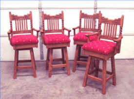 Great Southwest Counter Stools Set Of 4 in Skull Valley Red