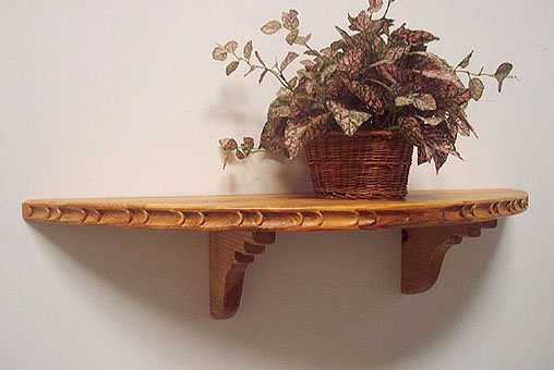 New Mexico, Custom Southwest Style Half Circle Shaped Shelf New Mexico, Southwest Style Half Circle Shaped Shelf