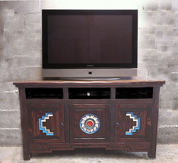 Southwest Curved Flat Screen TV Stands Cabinets Plasma LCD TV