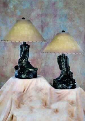 Boot Table Lamp