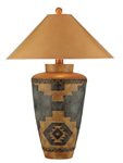 Southwest Table Lamp P-9474-WD