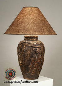 Indian Deer Southwest Table Lamp ACH-6185