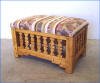 Aurora Living Room Ottoman, Fabric Grass Hopper Point