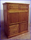 Small Corrales Custom Computer Armoire 1