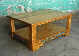 New Mexico Coffee Table With Accent Paint