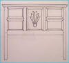 Pueblo Deco Headboard, Straight Top