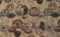 Southwest Pottery Sand, Southwest Upholstery Fabric