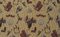 Rawhide Buckskin Western Upholstery Fabric