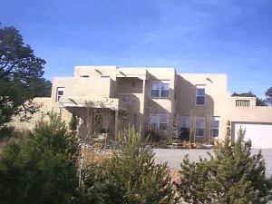 Adobe House Near Albuquerque, New Mexico