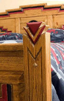 Anasazi Bed POST Detail