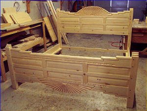 Aurora King Size Bed In Construction