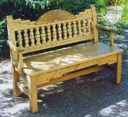 Aurora Bench, Coastal Route Stain