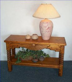Aurora Sofa Table With Rope
