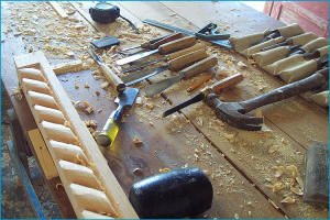 Southwestern Furniture, Carving Tools
