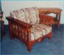 Aurora Chair With Rope Finished Golden Oak Stain