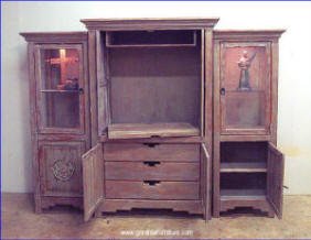 Southwest Entertainment Center Alamo Three Piece Pictured Open Doors