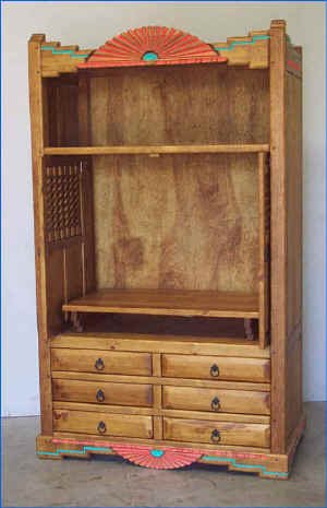 Custom Multistyle Entertainment Center Grainger Inside Detail