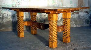 Great Southwest Trestle Table Dimensions 72" 42" 30"