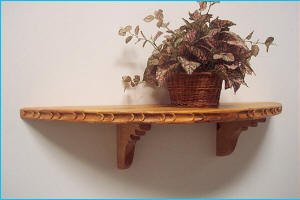 New Mexico, Southwest Style  Half Circle Shaped Shelf