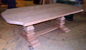Old World Dining Table In Process