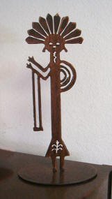Yeii Rainbow, Metal Sculpture By Sonoran Designs
