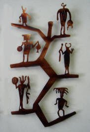 Vertical Shaman Wall Hanging