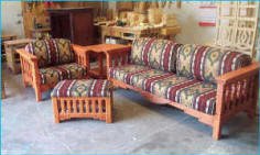 Aurora Living Room Set, Zia Mesa Sunray Fabric