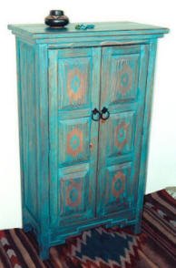 Zuni Jewelry Cabinet, Closed View