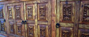 Old World Carving Detail In Panels #2