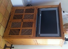 Mission Flat Screen TV Stand