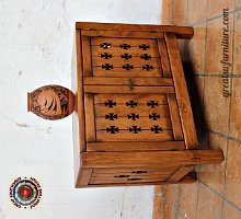 Cross Cut out cabinet