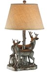29" Deer Poly Table Lamp