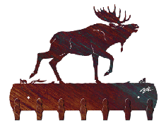 Raging Moose 12 Inch Key Holder Rack