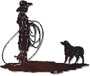 Western Decor, WA-269SC Best Friends Metal Wall Hanging