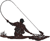 On The Fly Fishing Metal Wall Hanging