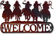 Ghost Riders, Western Welcome Sign