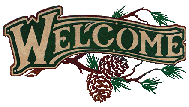 Mountain Lodge Welcome Sign