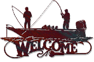 Bass Fishing Welcome Sign